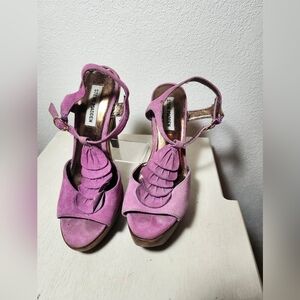 💜Steve Madden Purple Truffle Heels💜